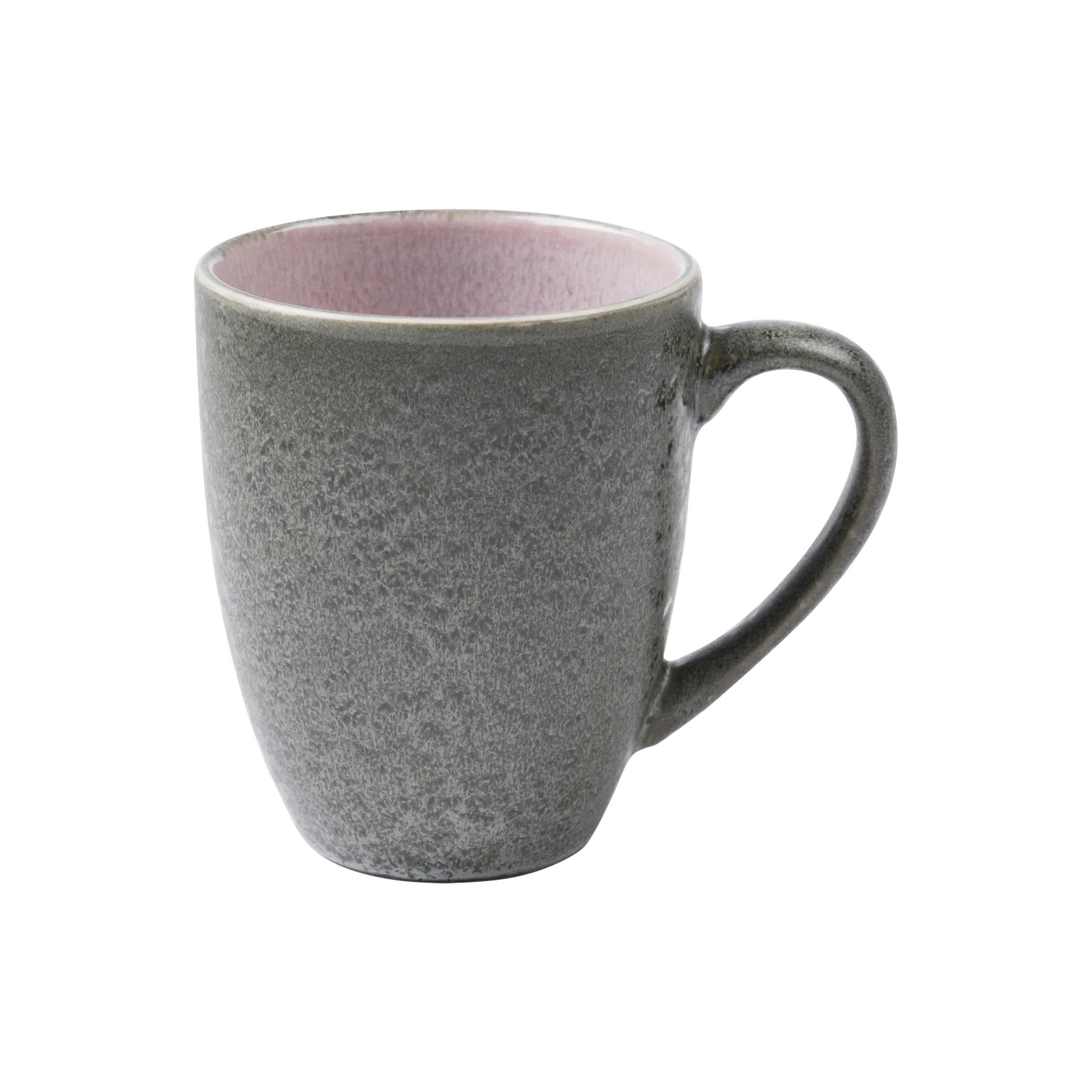 Mok 30 cl steengoed, Grijs-roze Bitz