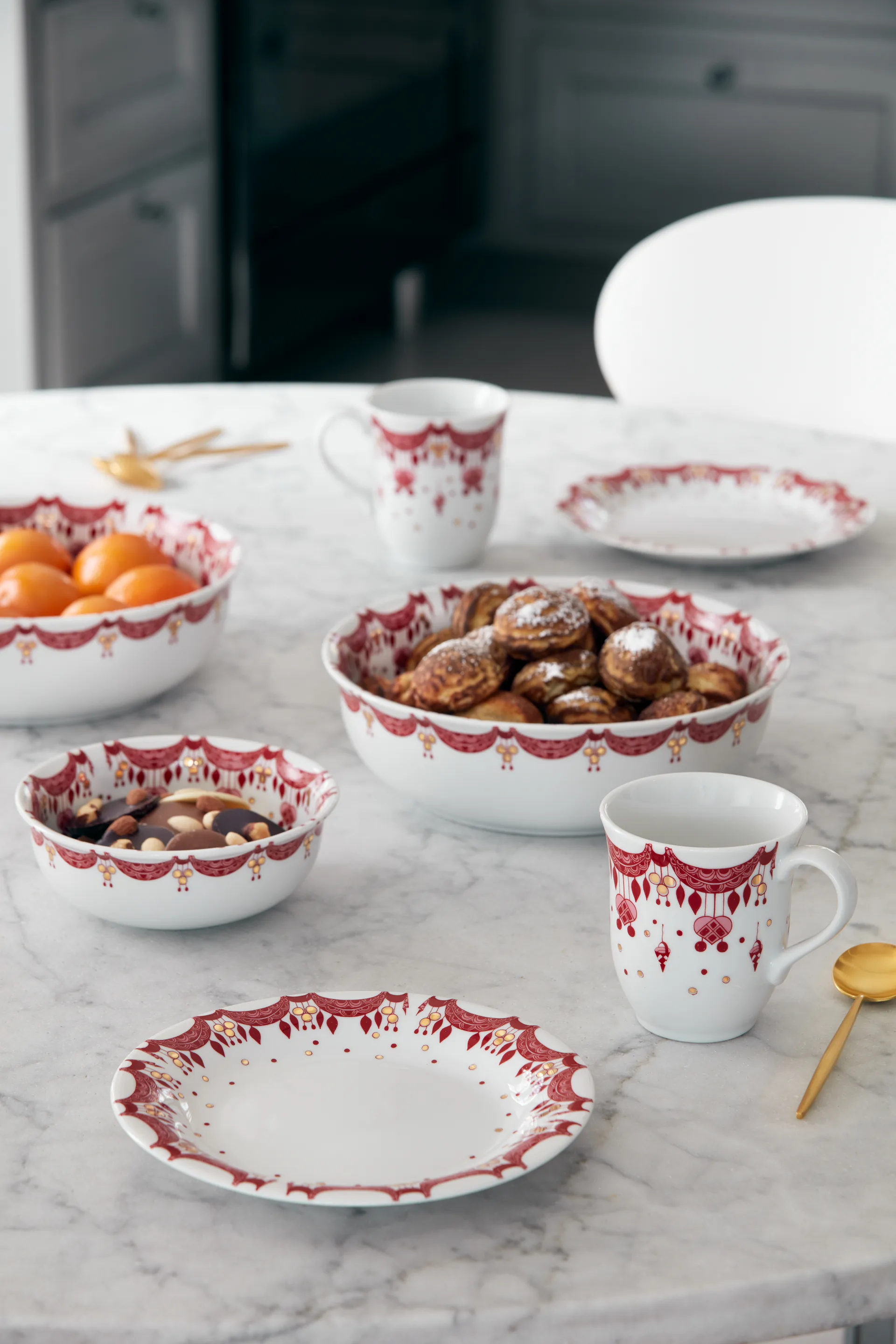 Bjørn Wiinblad Christmas bord Ø 20 cm., rood Bjørn Wiinblad