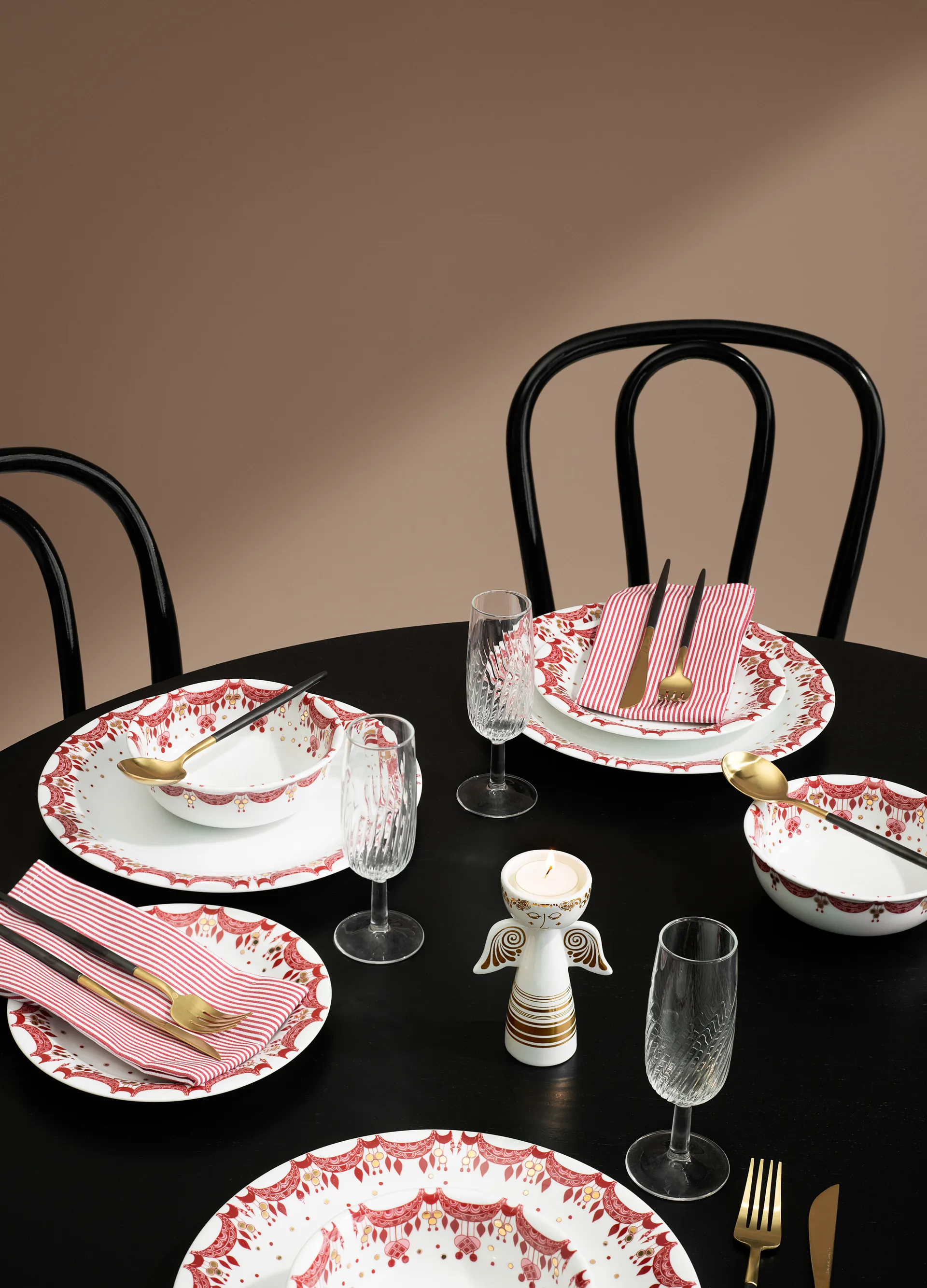 Bjørn Wiinblad Christmas bord Ø 20 cm., rood Bjørn Wiinblad