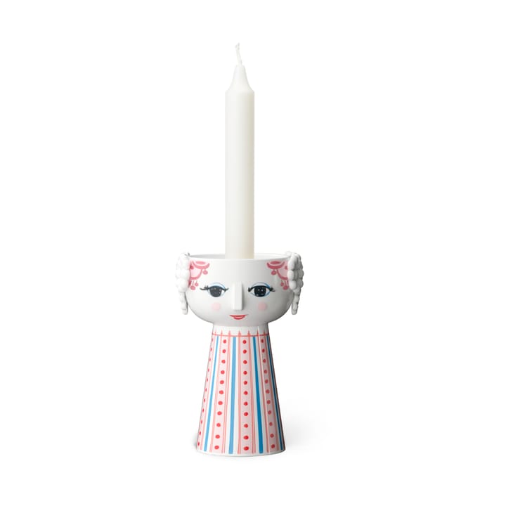 Eva kandelaar 14 cm, Rood Bjørn Wiinblad