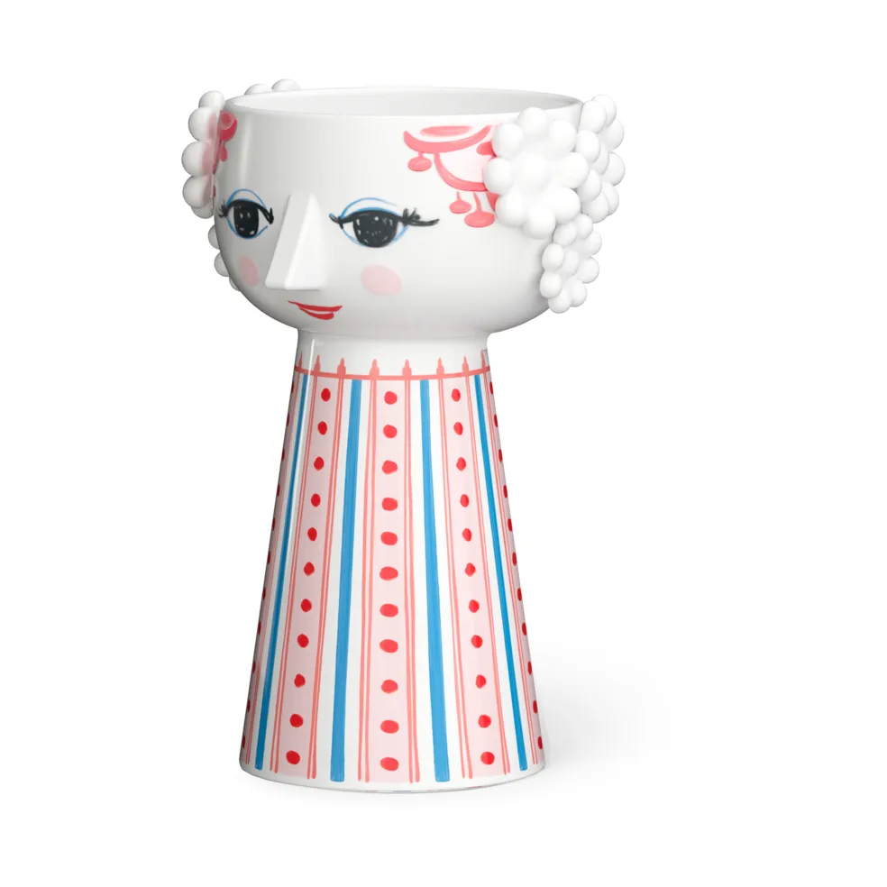 Eva kandelaar 14 cm, Rood Bjørn Wiinblad