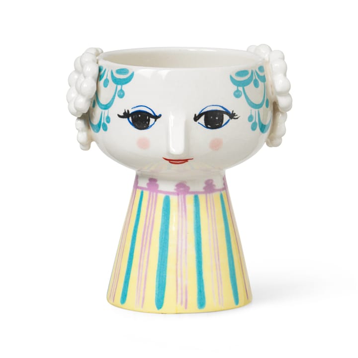 Eva kandelaar 9,5 cm - Blauw - Bjørn Wiinblad