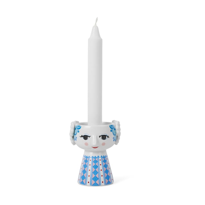 Eva kandelaar 9,5 cm, Donkerblauw Bjørn Wiinblad
