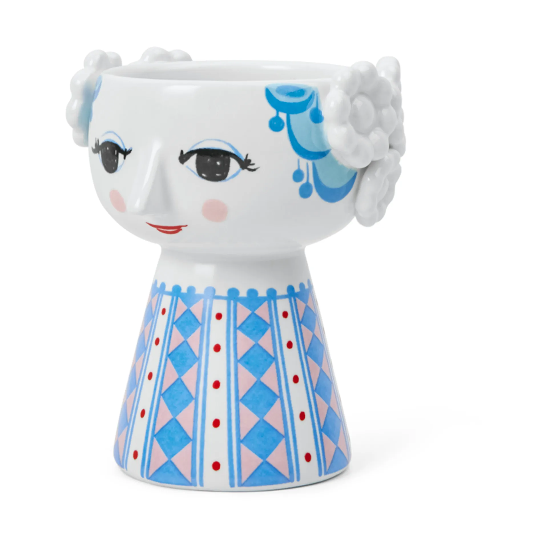 Eva kandelaar 9,5 cm, Donkerblauw Bjørn Wiinblad