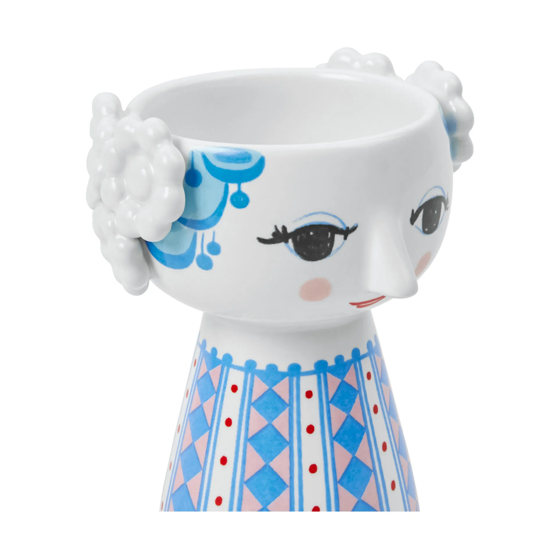 Eva kandelaar 9,5 cm, Donkerblauw Bjørn Wiinblad