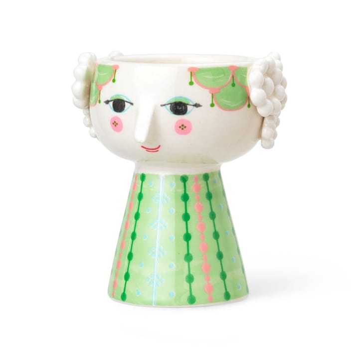 Eva kandelaar 9,5 cm, Groen Bjørn Wiinblad