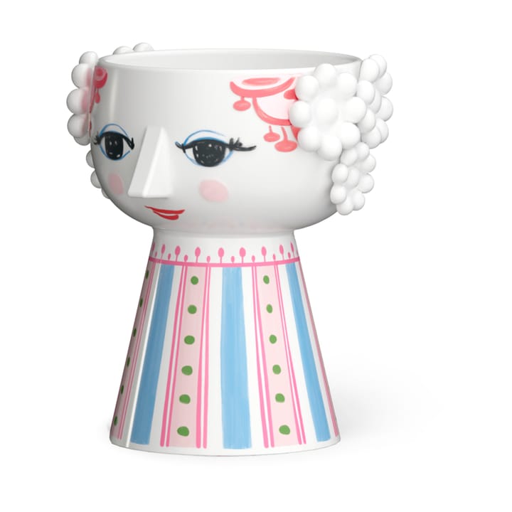 Eva kandelaar 9,5 cm, Roze Bjørn Wiinblad
