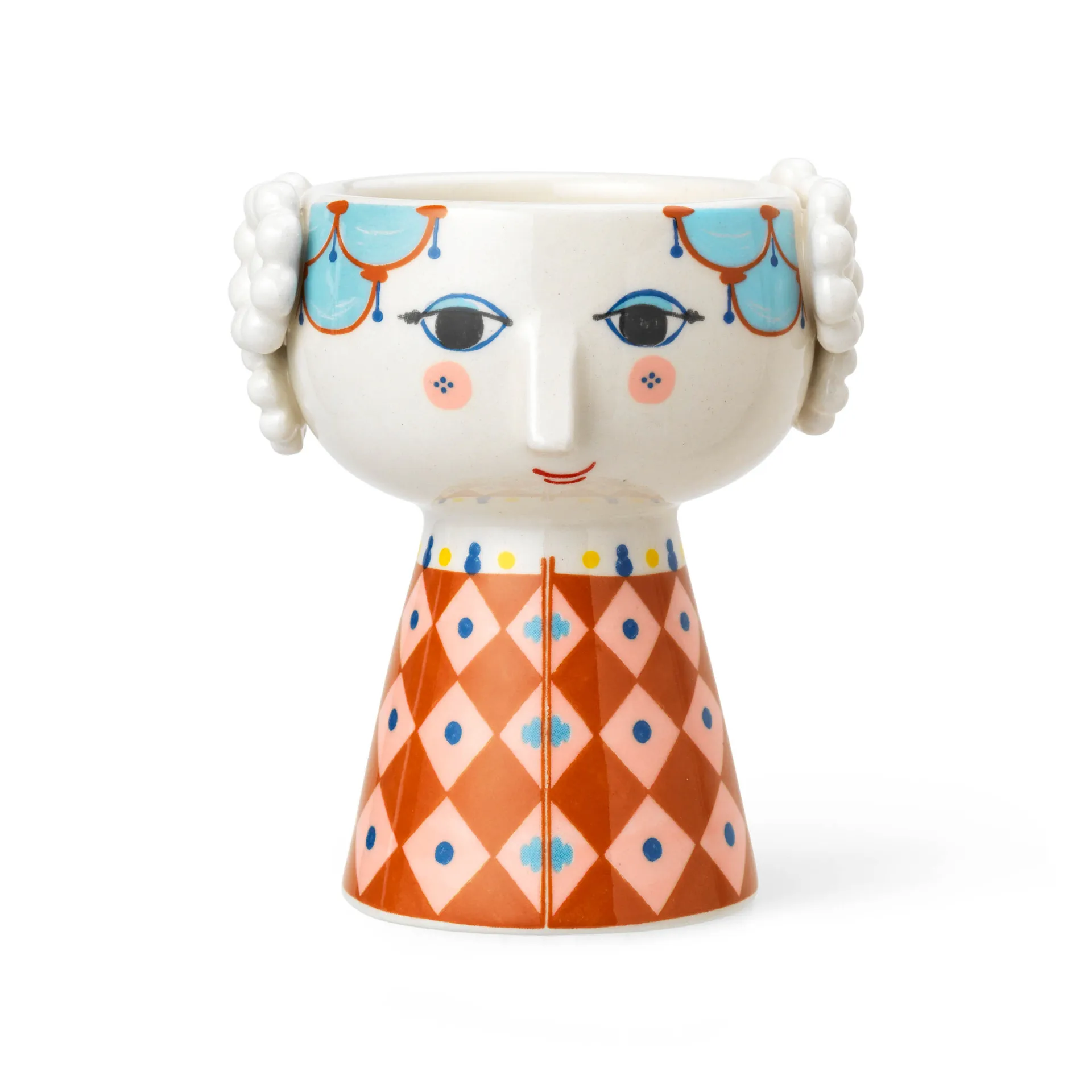Eva kandelaar 9,5 cm, Terrakotta Bjørn Wiinblad