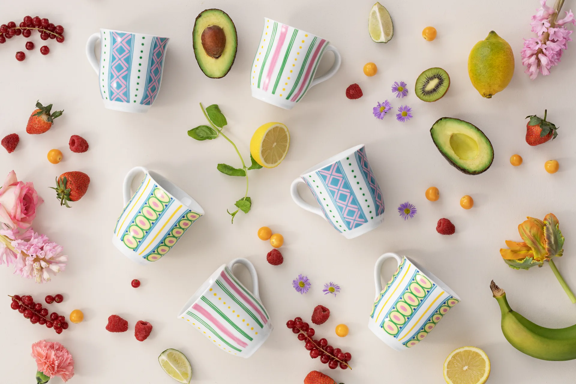 Eva mok 35 cl, Lichtblauw Bjørn Wiinblad