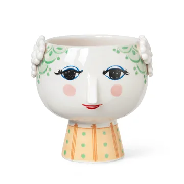 Eva pot op voet Ø 15,5 cm - groen - Bjørn Wiinblad