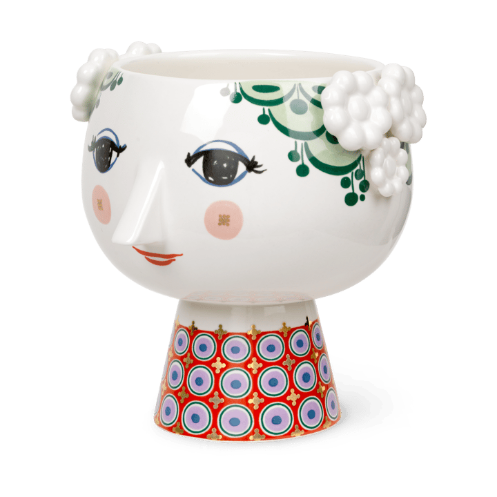 Eva pot op voet Ø 15,5 cm - Rood - Bjørn Wiinblad