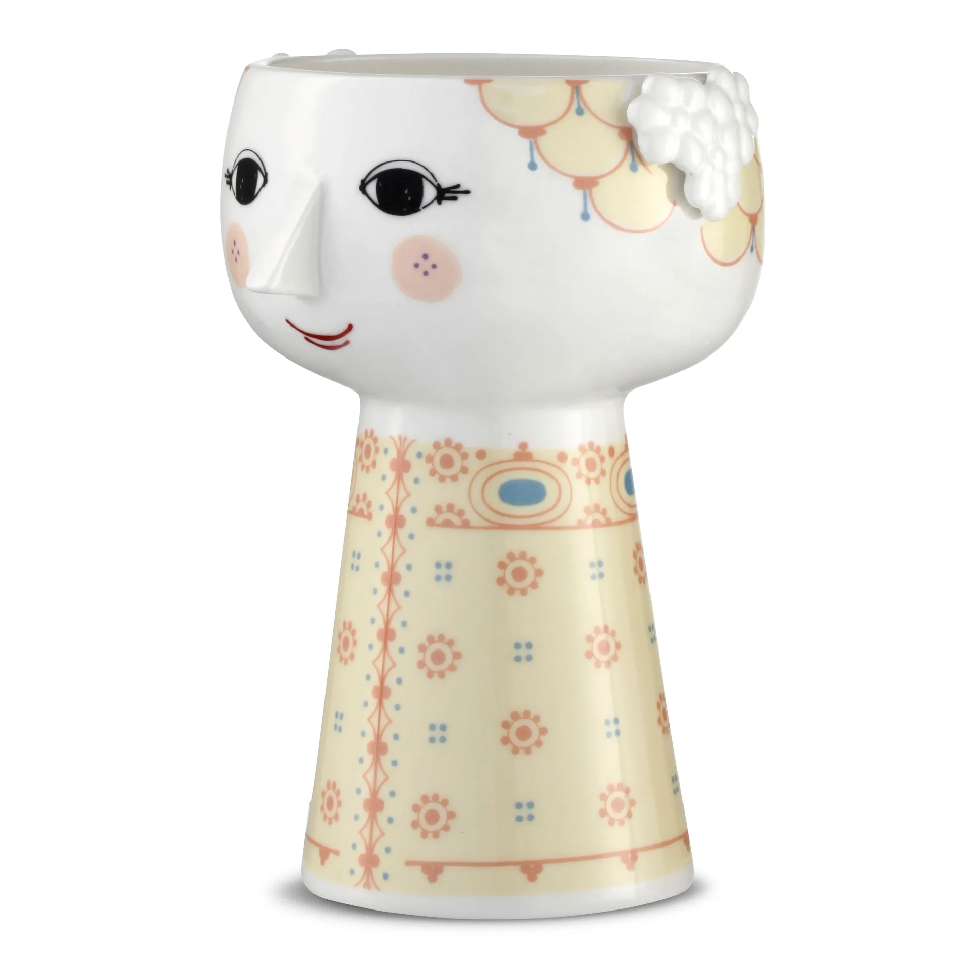 Eva vaas 15 cm, Soft yellow Bjørn Wiinblad