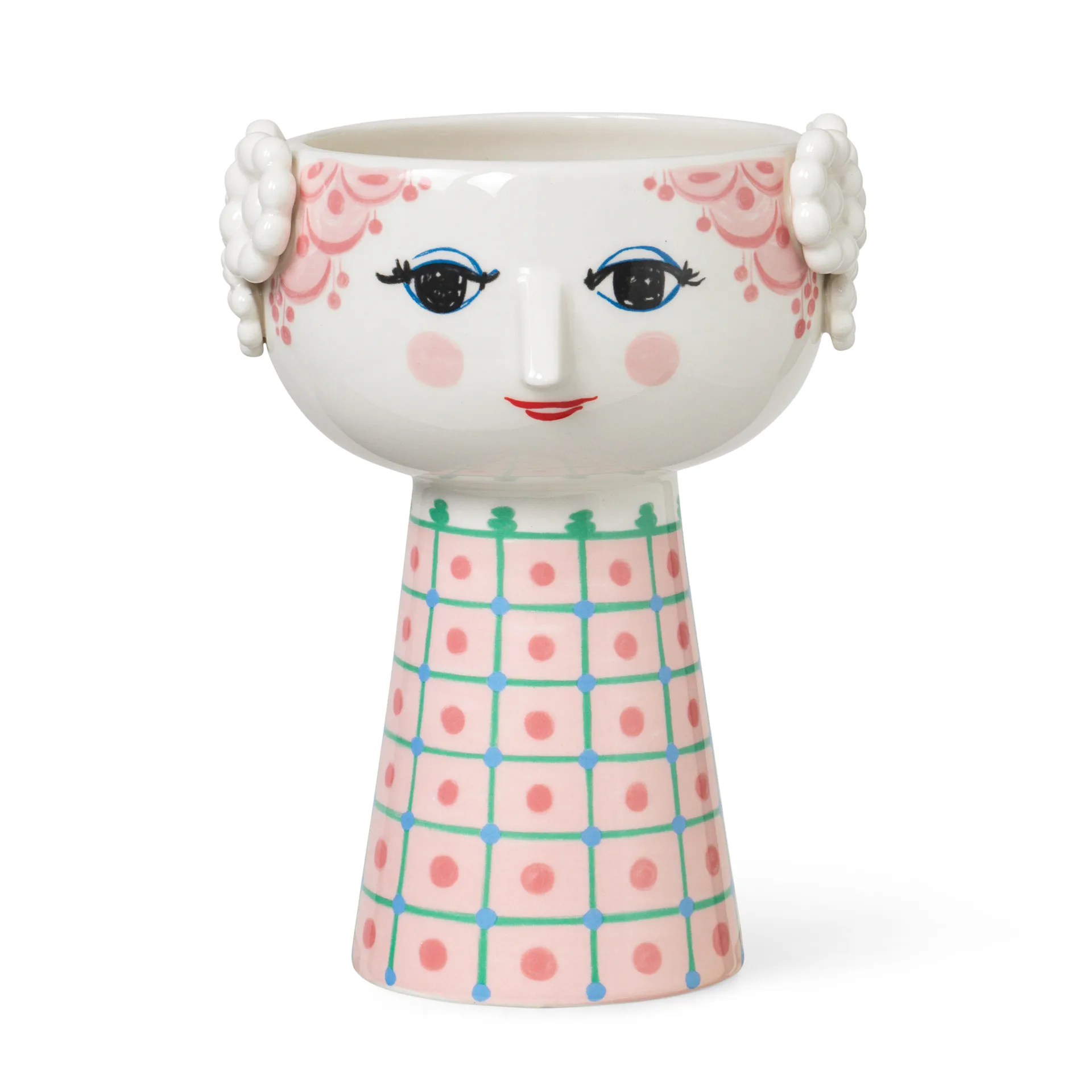 Eva vaas 18,5 cm, Roze Bjørn Wiinblad