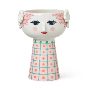 Eva vaas 18,5 cm - Roze - Bjørn Wiinblad
