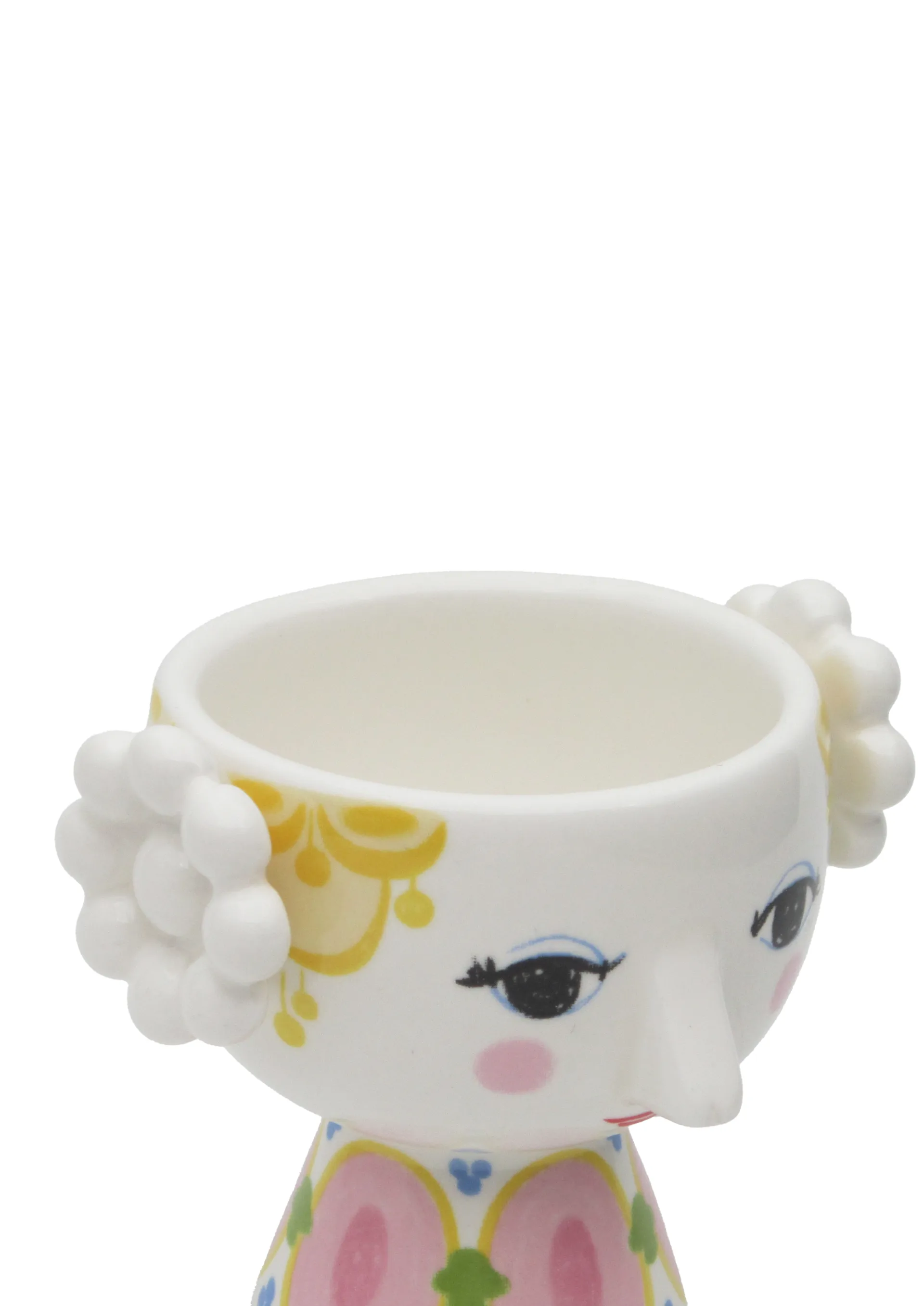 Eva waxinelichthouder Ø6,5 cm 2-pack, Geel-lavendel Bjørn Wiinblad