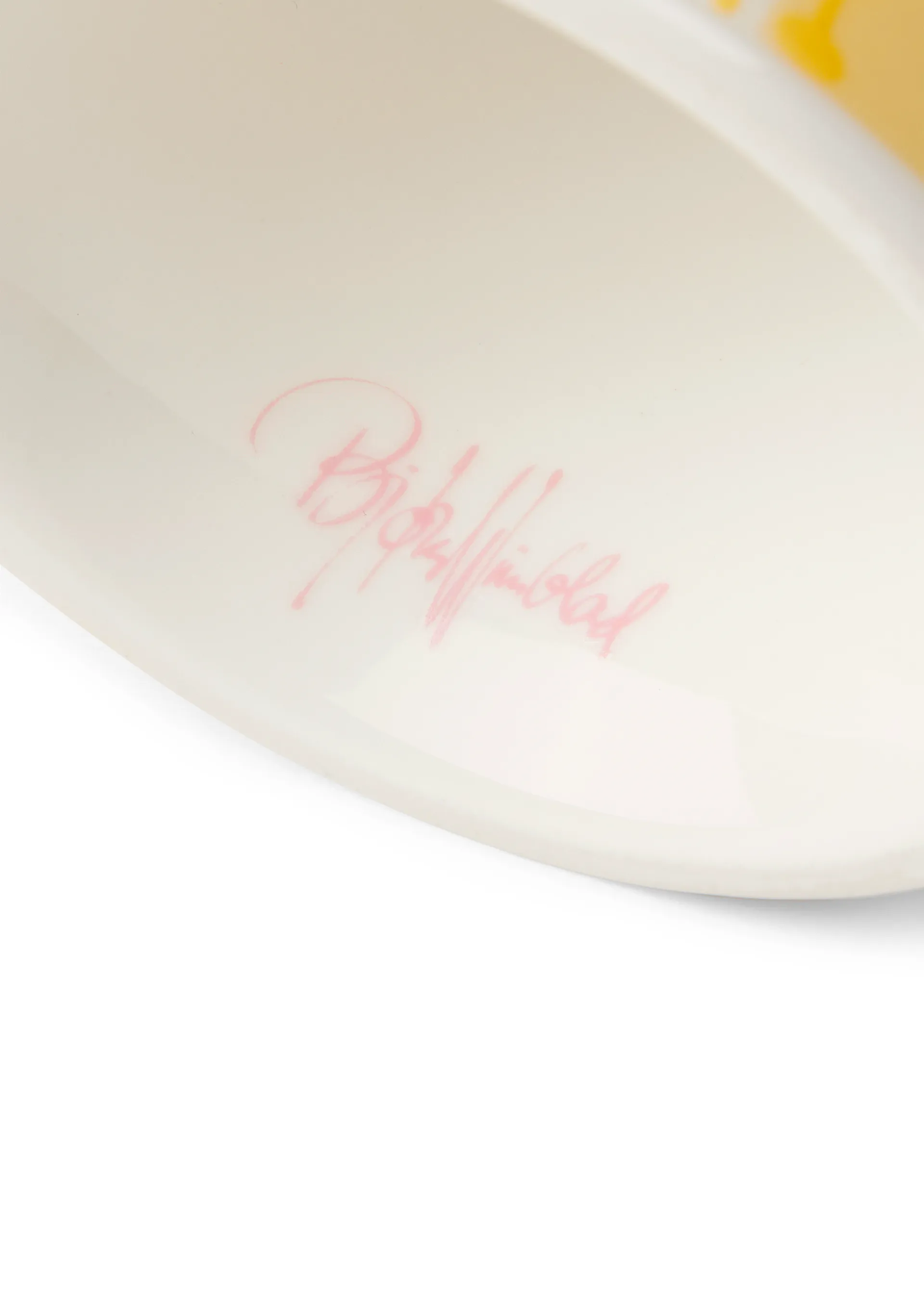 Eva waxinelichthouder Ø6,5 cm 2-pack, Geel-lavendel Bjørn Wiinblad