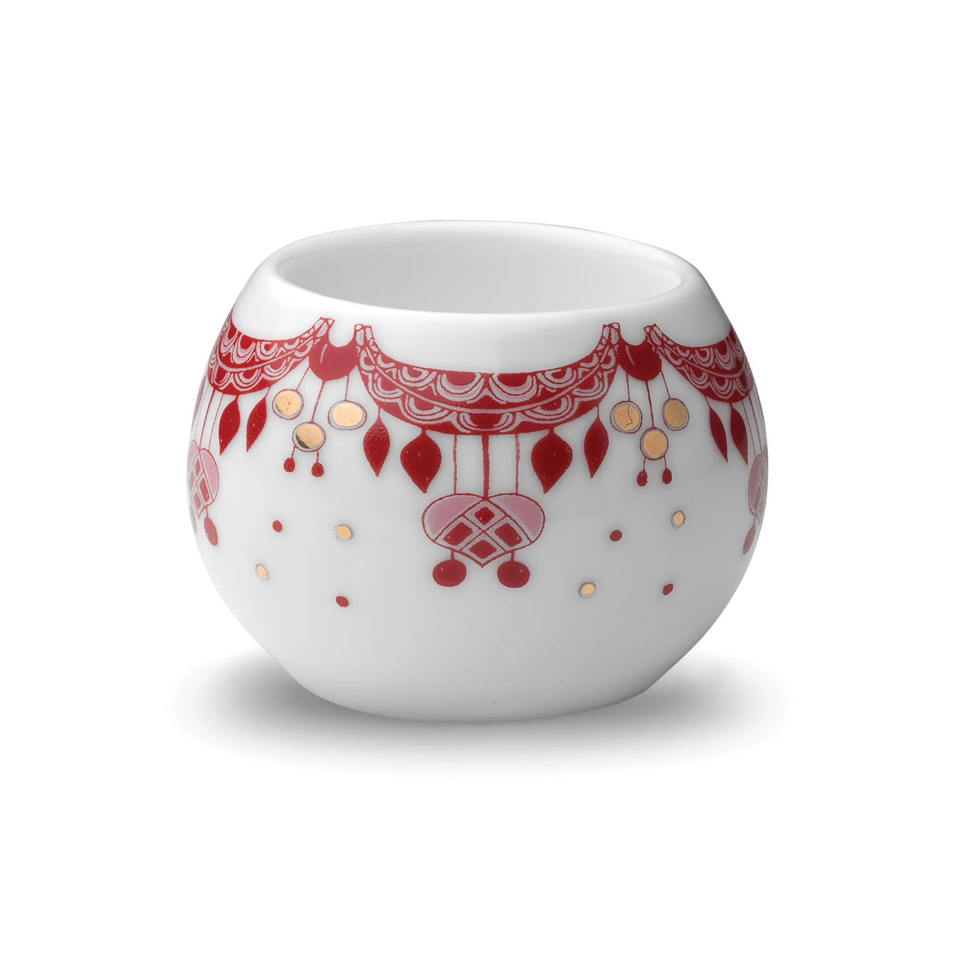 Guirlande waxinelichtjeshouder 5 cm, Rood Bjørn Wiinblad