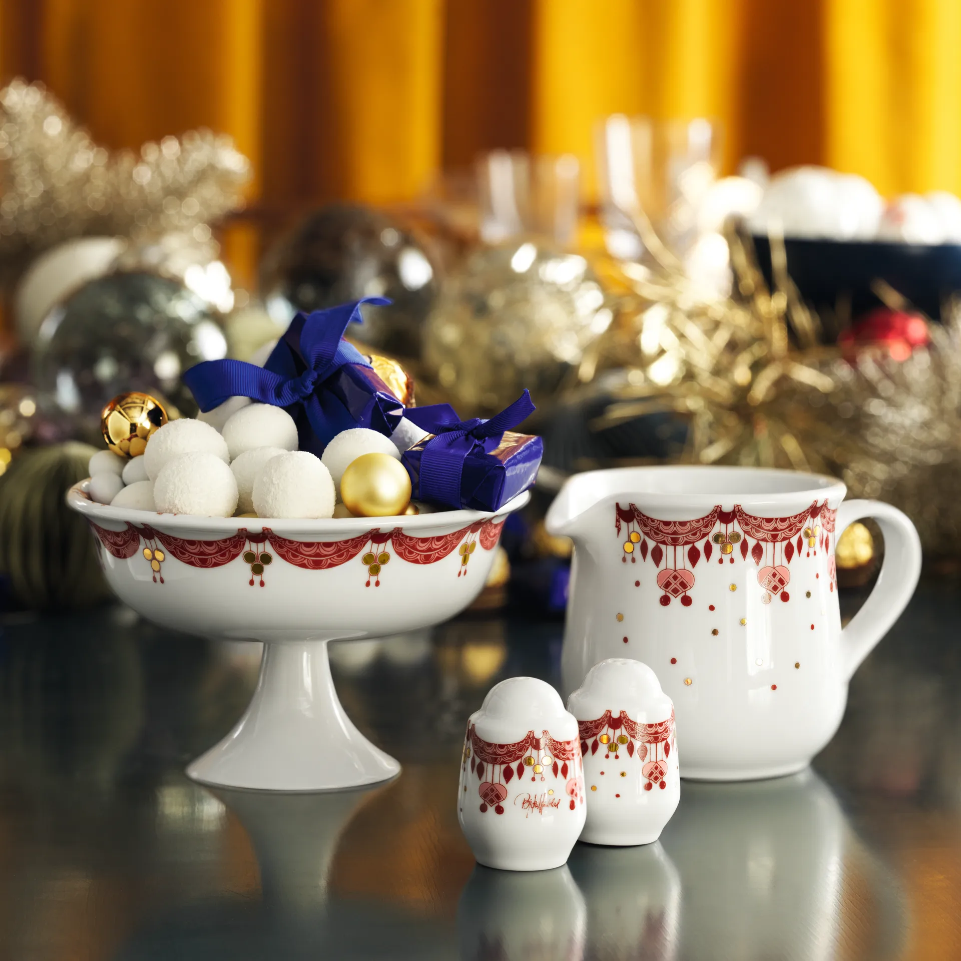 Guirlande zout- en peperset, Rood Bjørn Wiinblad