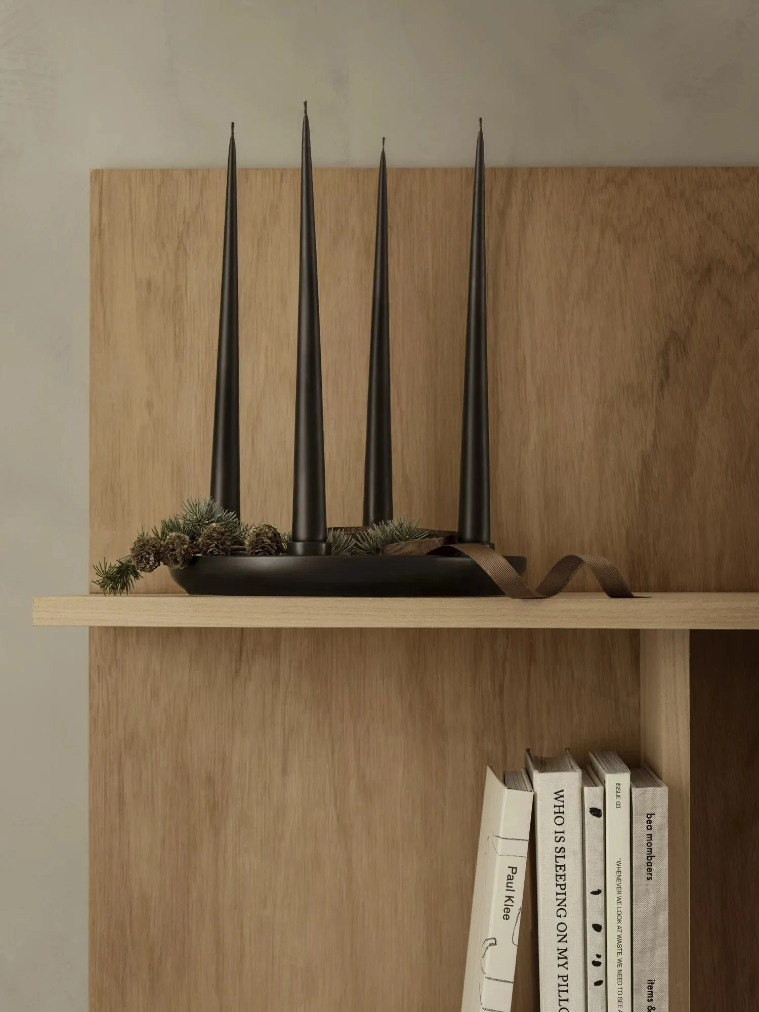 ADVENT kandelaar Ø27 cm, Black blomus