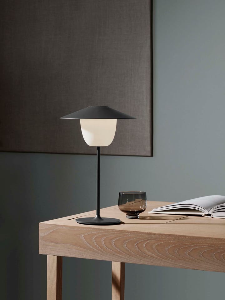 Ani mobiele ledlamp 33 cm, Warm gray (donkergrijs) blomus