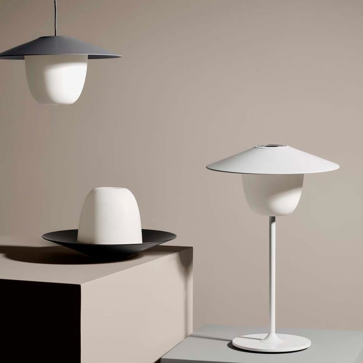 Ani mobiele ledlamp 33 cm, Wit blomus