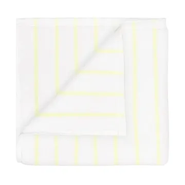 Arto handdoek - 2-pack, Transparant geel-wit, 30x50 cm - blomus