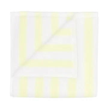 Arto handdoek - 2-pack, Wit-transparant geel, 30x50 cm - blomus
