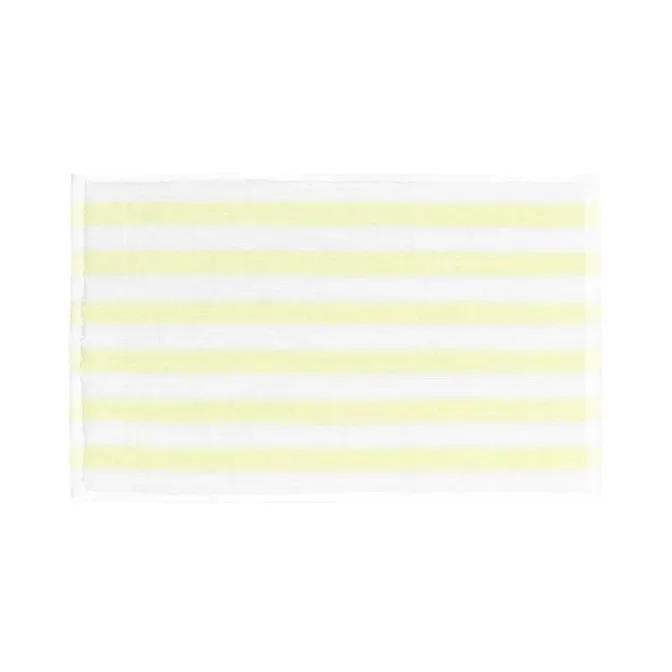 Arto handdoek, 2-pack, Wit-transparant geel, 30x50 cm blomus