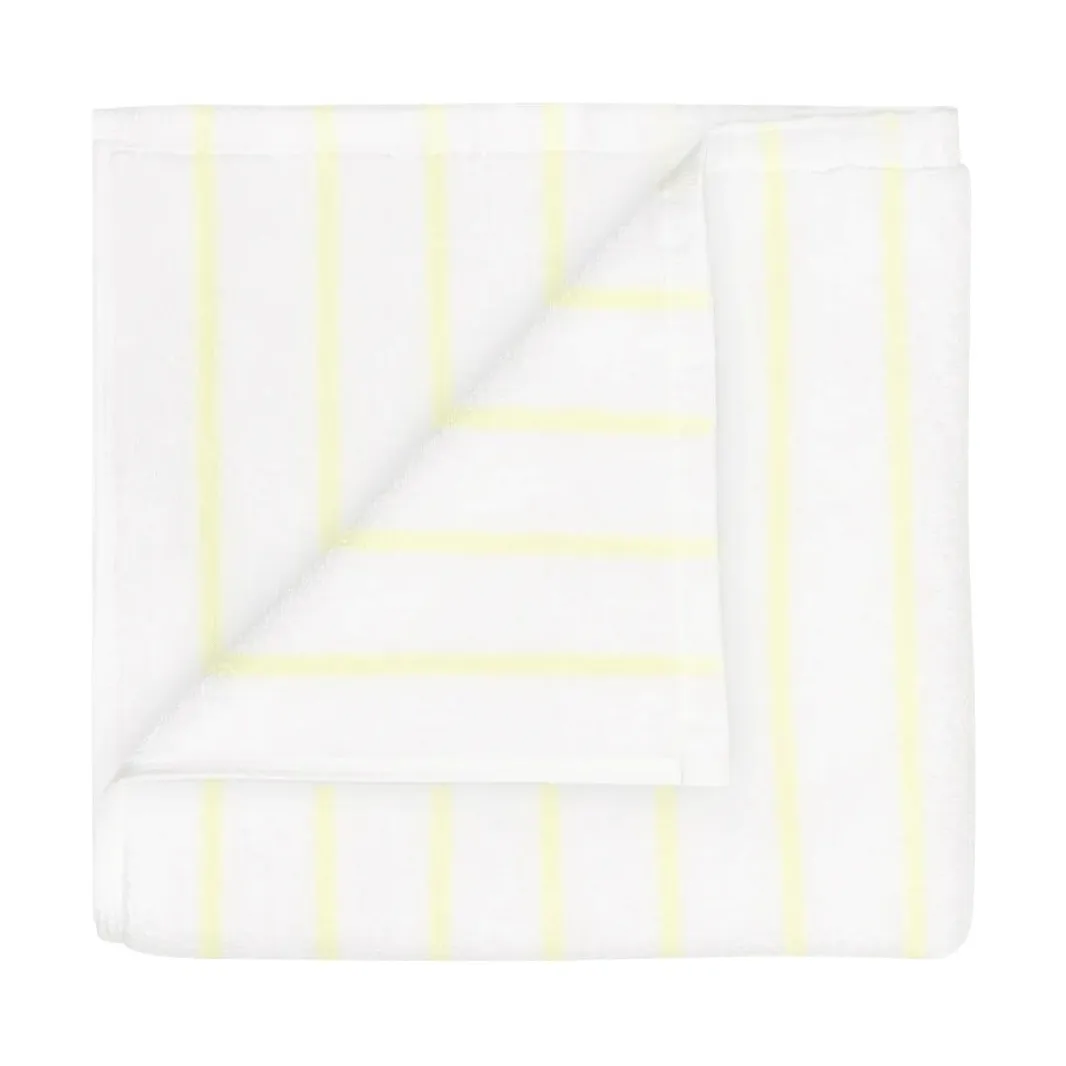 Arto handdoek, Transparant geel-wit, 50x100 cm blomus