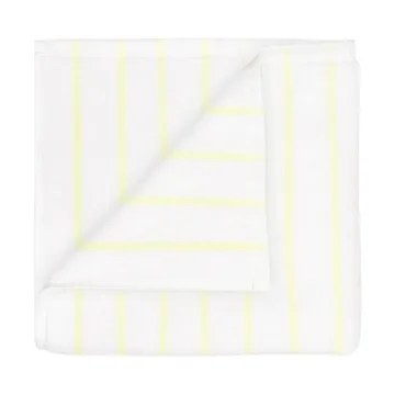 Arto handdoek - Transparant geel-wit, 50x100 cm - blomus