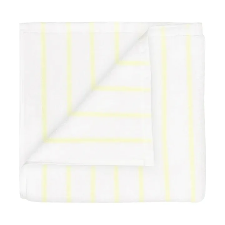 Arto handdoek - Transparant geel-wit, 50x100 cm - blomus