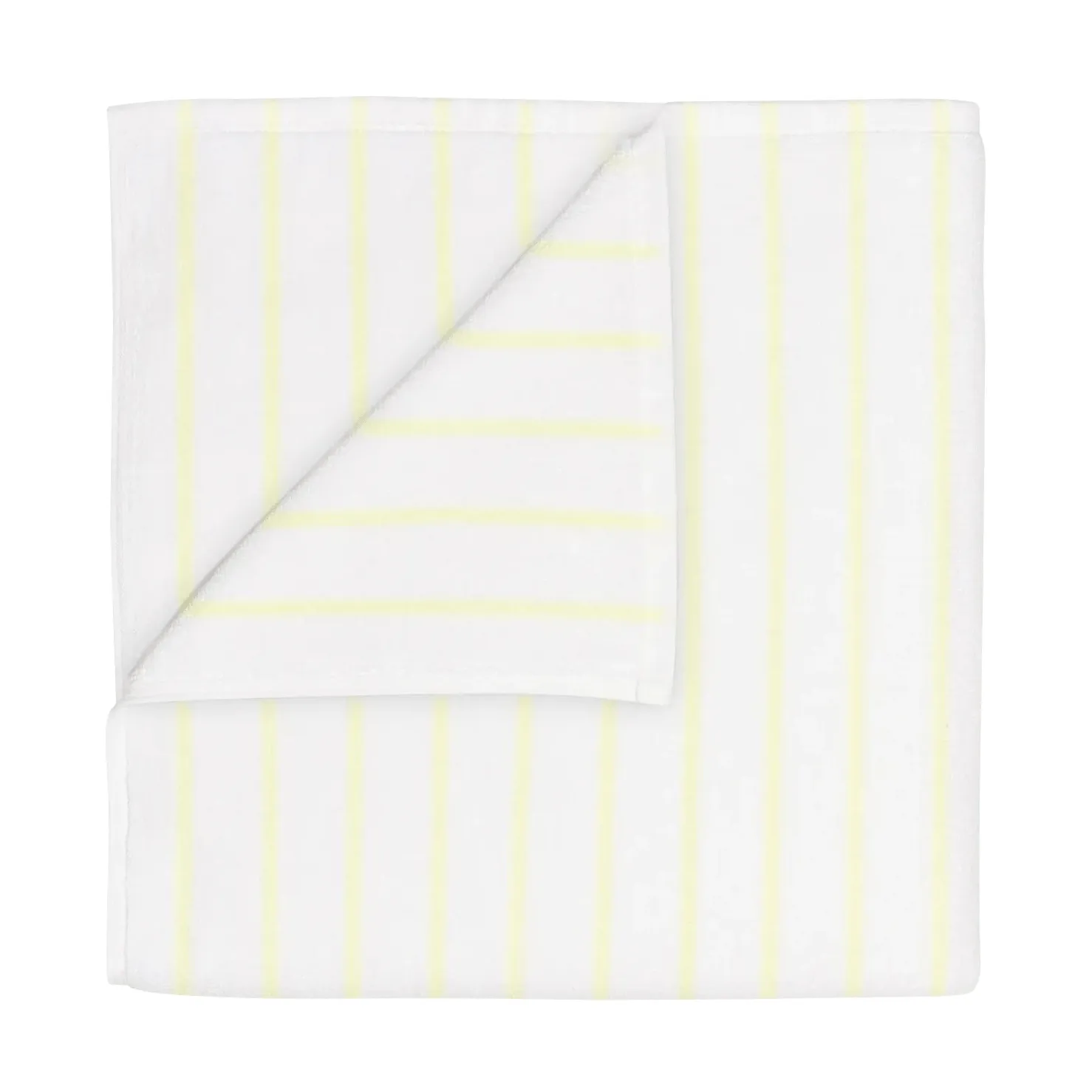 Arto handdoek, Transparant geel-wit, 70x140 cm blomus