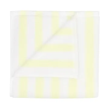 Arto handdoek - Wit-transparant geel, 50x100 cm - blomus