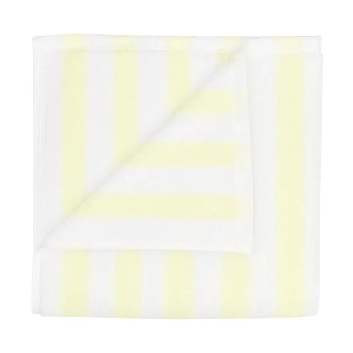 Arto handdoek - Wit-transparant geel, 50x100 cm - blomus