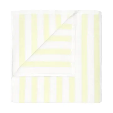 Arto handdoek - Wit-transparant geel, 70x140 cm - blomus