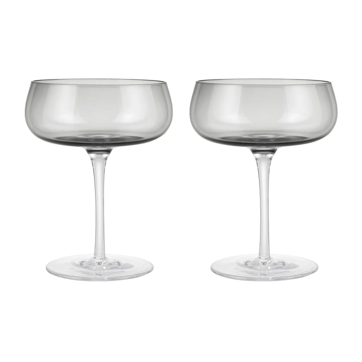 Belo champagneglas coupe 20 cl 2-pack - Smoke - Blomus