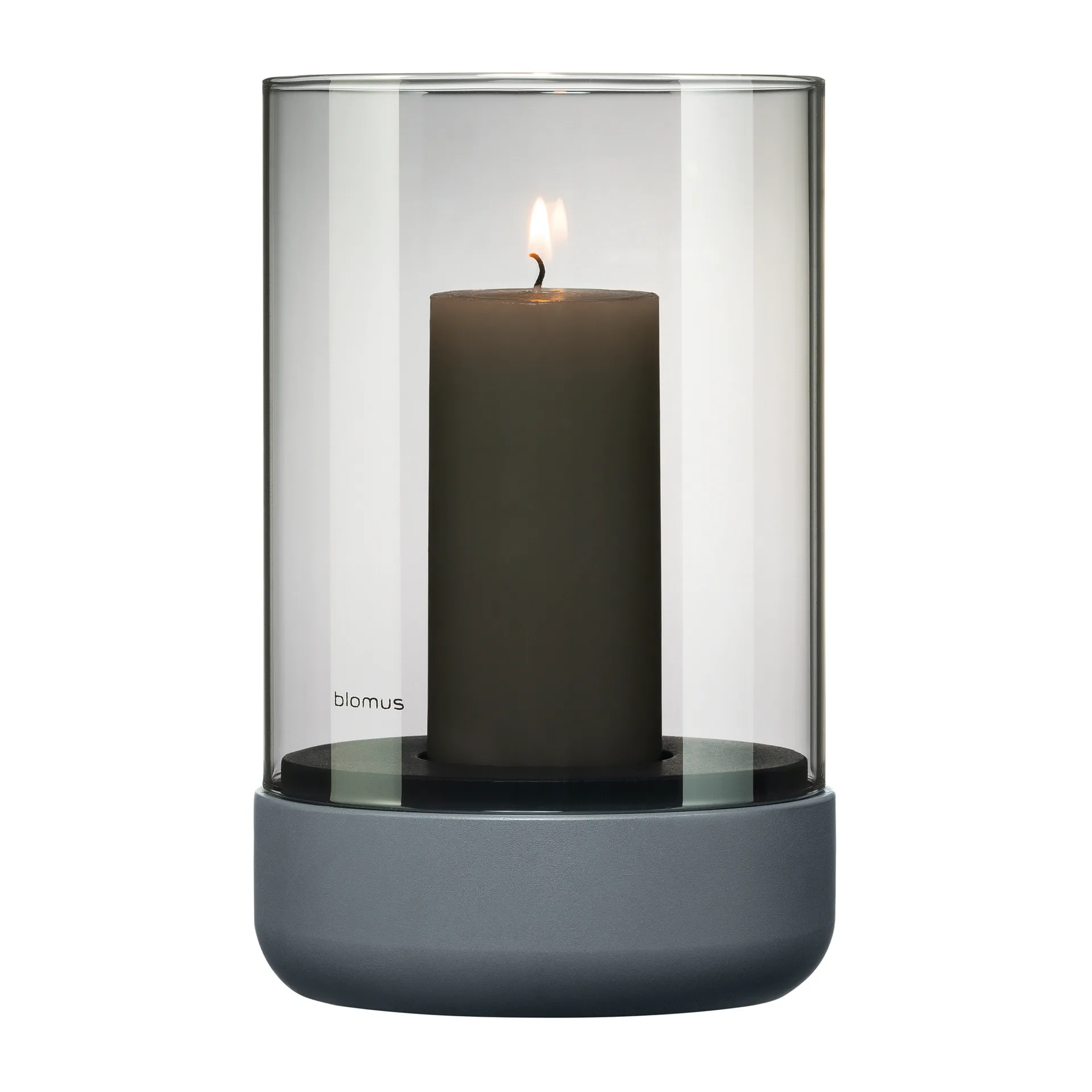 Calma stormlantaarn Ø12 cm, Gray-smoke blomus
