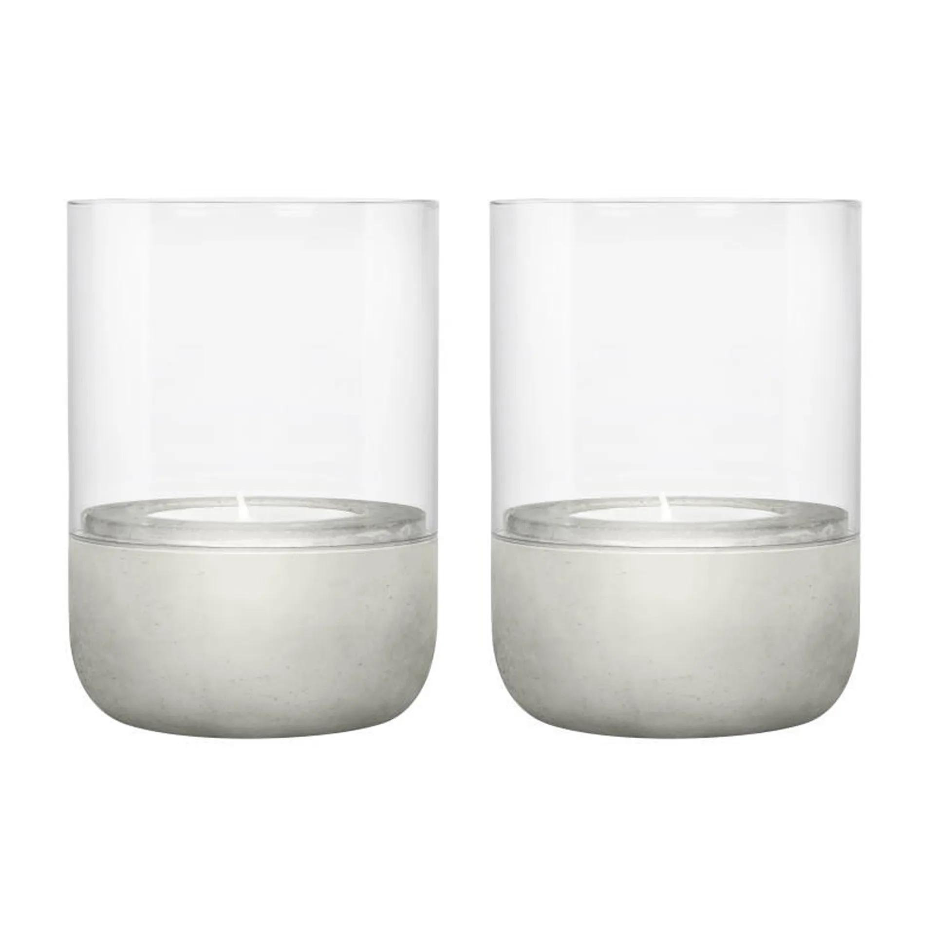 Calma waxinelichtjeshouder Ø7 cm 2-pack, Light grey blomus