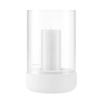 Calma windlicht Ø12 cm, Lily white Blomus