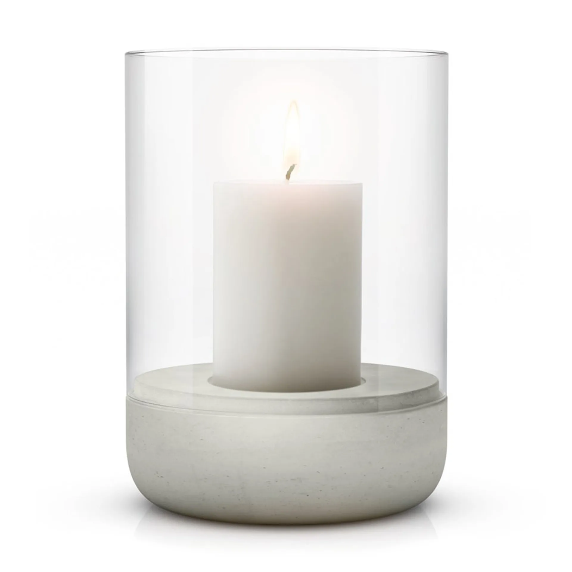 Calma windlicht Ø15 cm, Light grey blomus