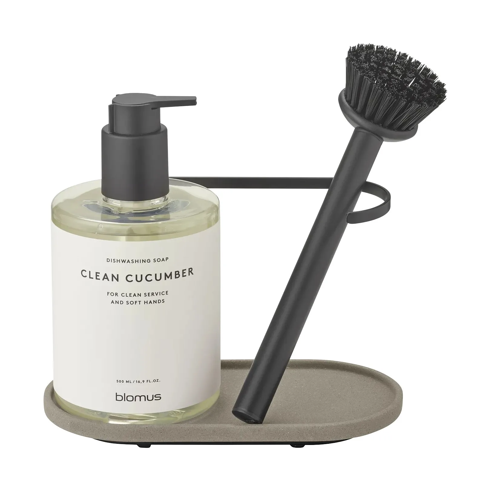 Dhuva afwasborstel- en zeephouder, Mourning Dove blomus