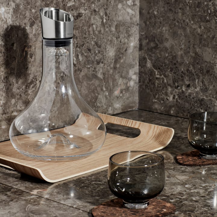Flow bekerglas 22 cl, 2 stuks, Smoke blomus