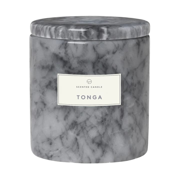 Frable geurkaars marmer Ø7 cm - Sharkskin-tonga - Blomus