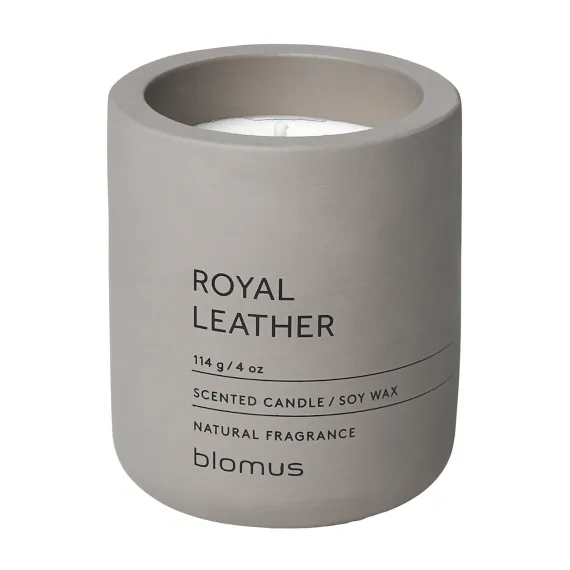 blomus Fraga geurkaars 24 uur Royal Leather-Satellite