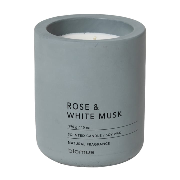 Fraga geurkaars 55 uur - Rose & White Musk-Flintstone - Blomus