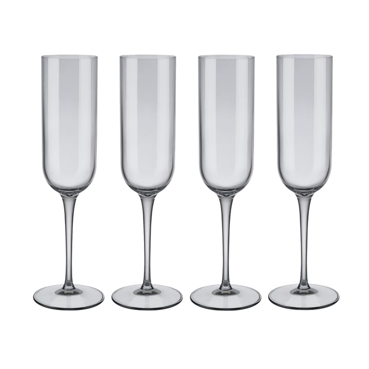 Fuum champagneglas 21 cl 4-pack - Smoke - Blomus