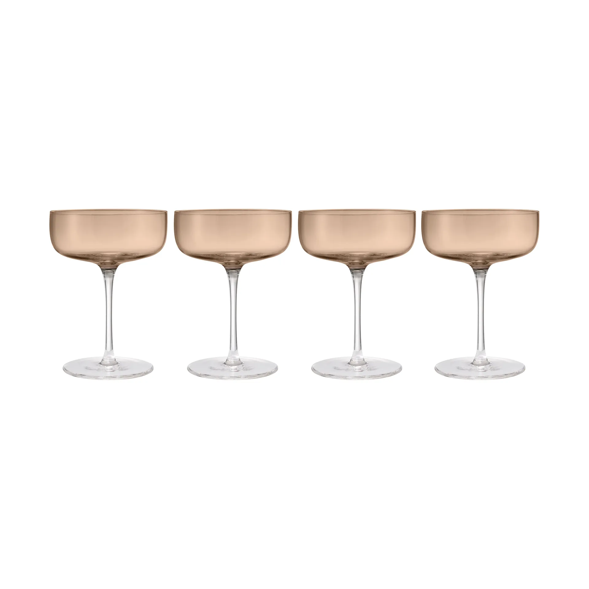 Fuumi champagneglas Coupe 28 cl 4-pack, Coffee-Klaar blomus