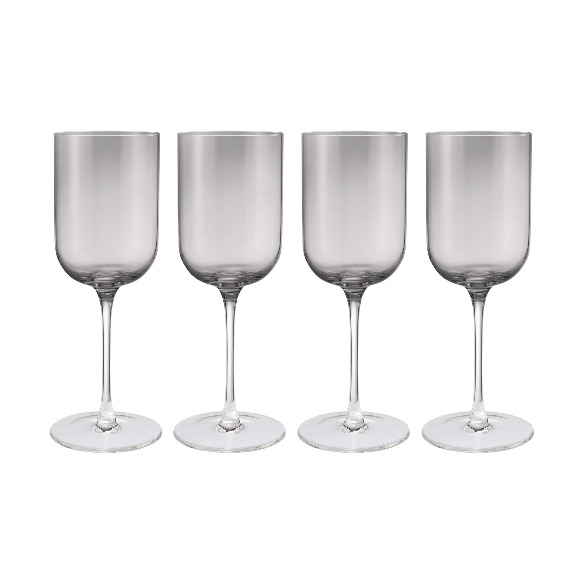 Fuumi rode wijnglazen 40 cl 4-pack, Smoke-klaar blomus