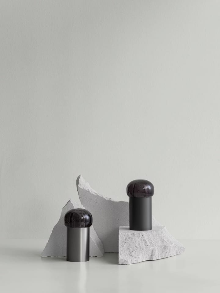Iris LED-lamp 18 cm, Gun Metal blomus