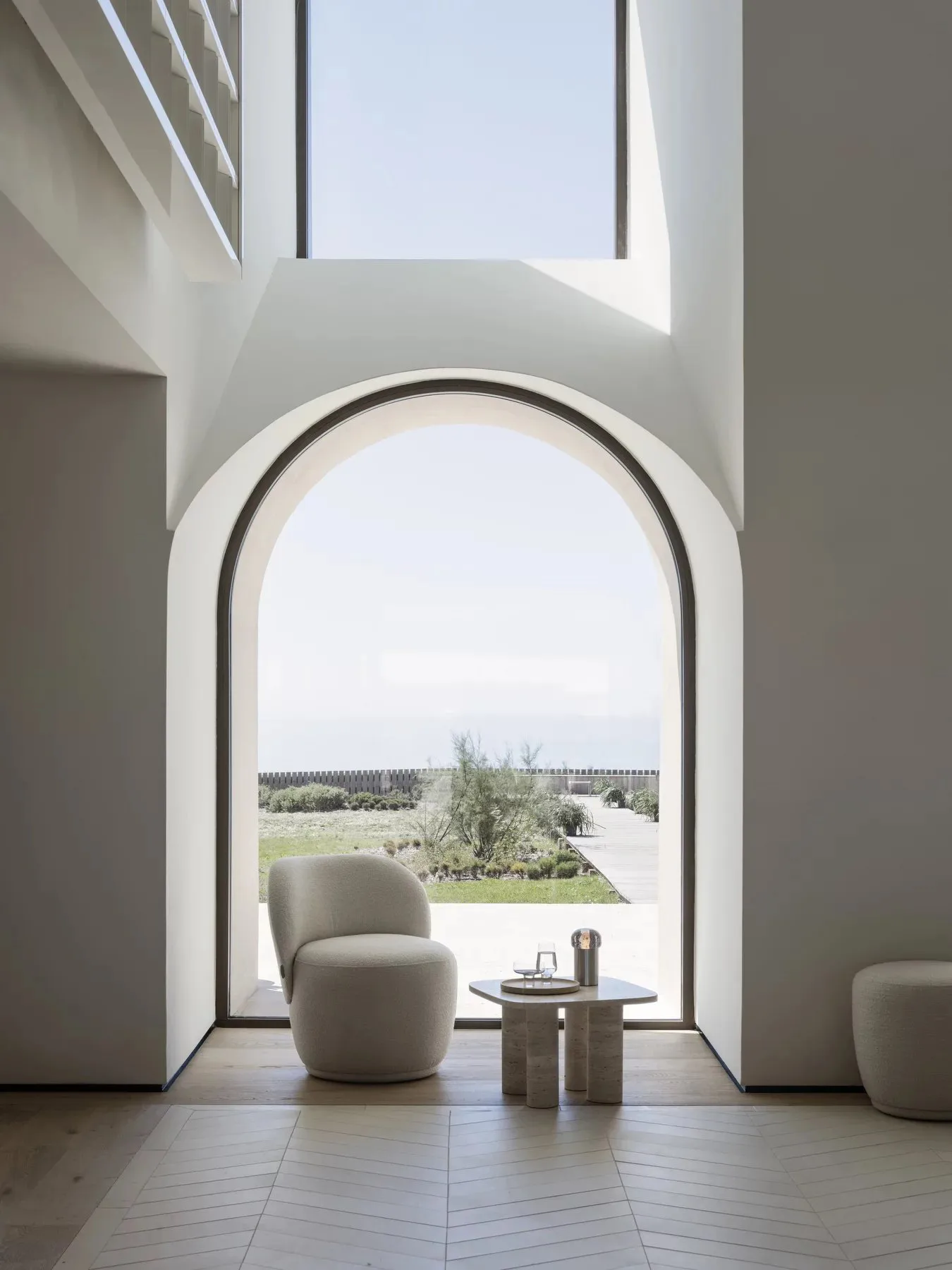 Iris LED-lamp 18 cm, Silver Metal blomus